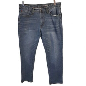 MBX Quality Denim Slim Tapered Jeans Women Size W34/L30 Pockets